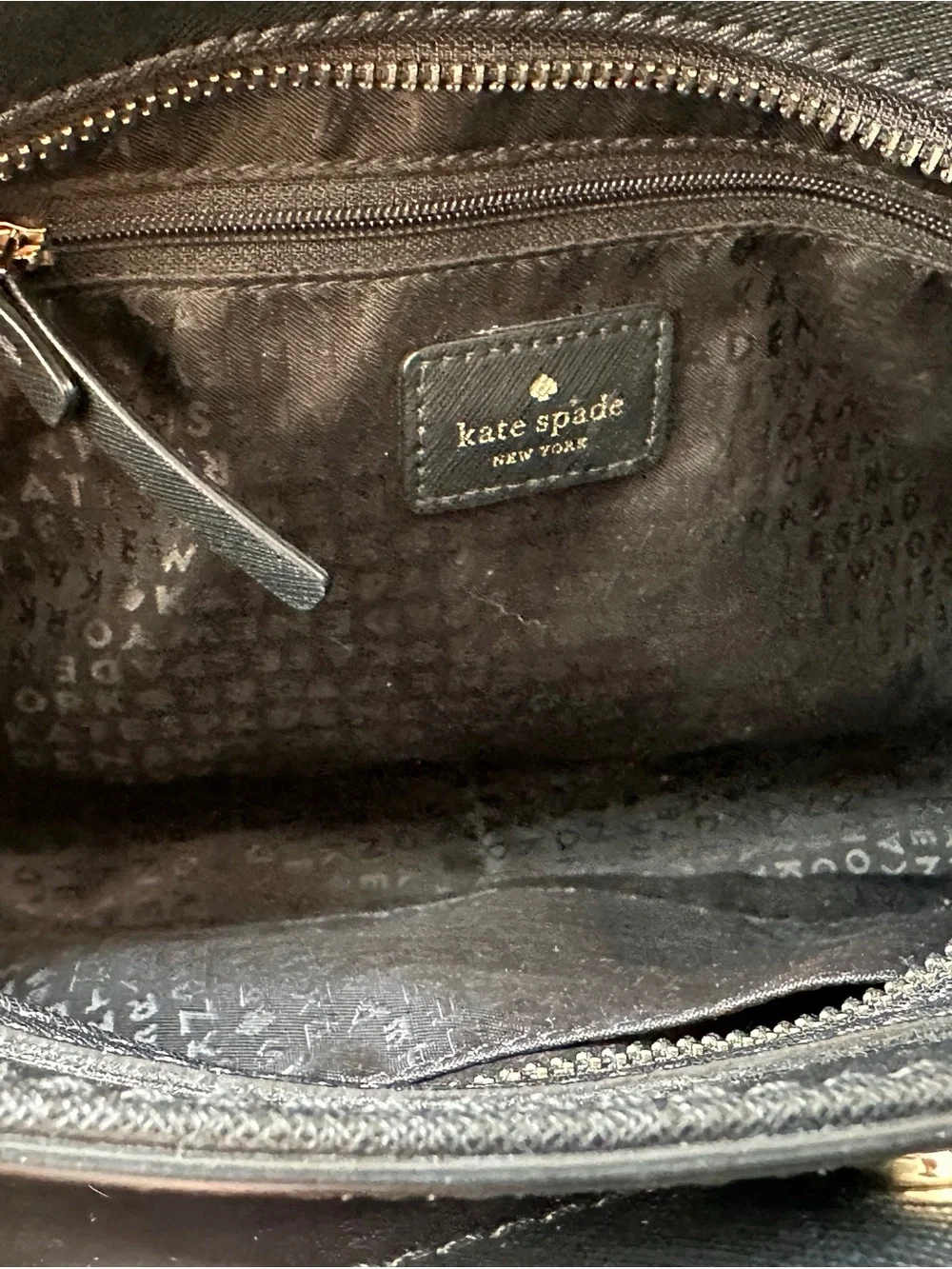 Kate Spade Blush Pink and Black Saffiano Satchel with Detachable Strap